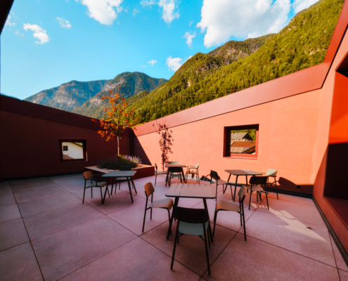 Dachterrasse - Terrazza panoramica (25 m² / max. 30 P)
