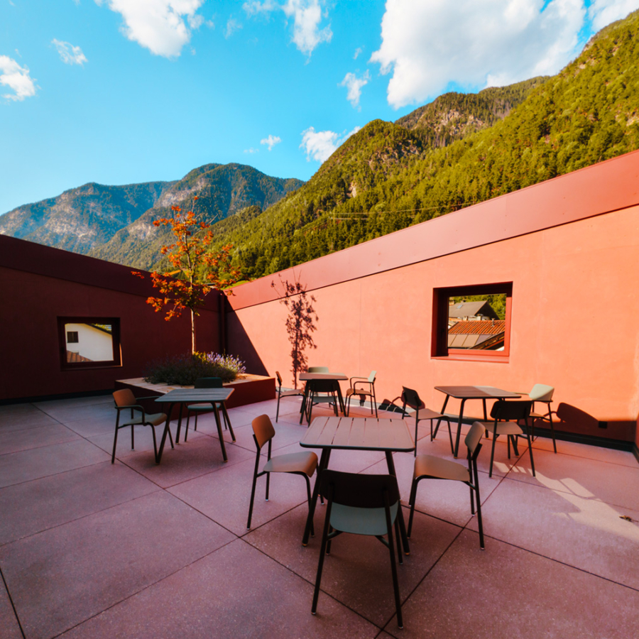 Dachterrasse - Terrazza panoramica (25 m² / max. 30 P)