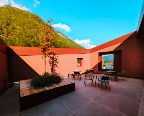 Dachterrasse - Terrazza panoramica (25 m² / max. 30 P)