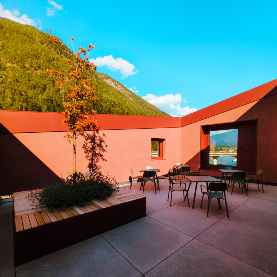 Dachterrasse - Terrazza panoramica (25 m² / max. 30 P)